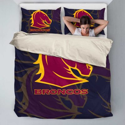 NRL Brisbane Broncos  Bedding Set V6
