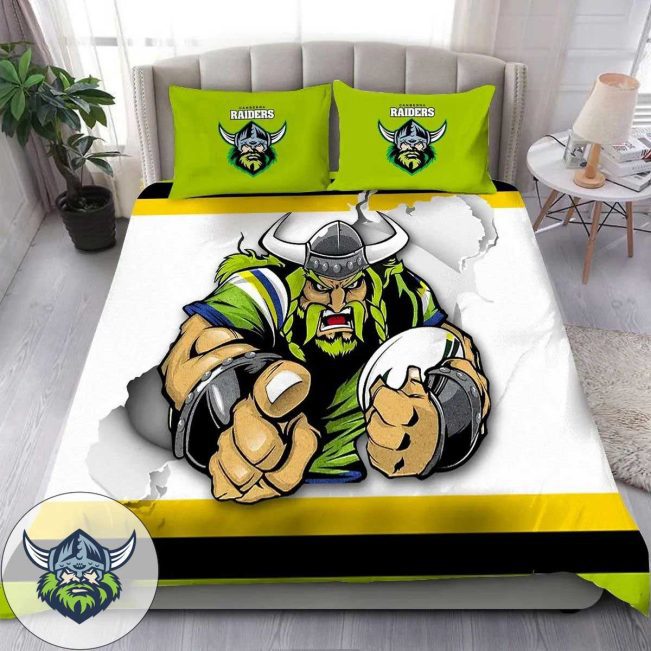 NRL Canberra Raiders Fan Art  Bedding Set