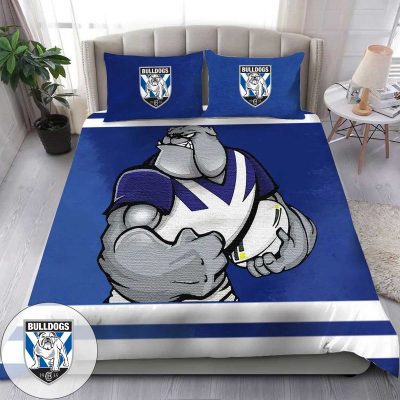 NRL Canterbury-Bankstown Bulldogs Blue Mascot  Bedding Set