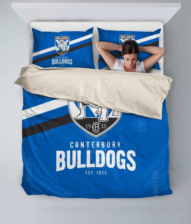 NRL Canterbury-Bankstown Bulldogs Blue Special  Bedding Set