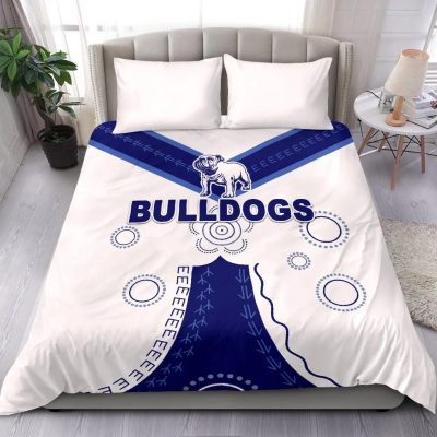 NRL Canterbury-Bankstown Bulldogs Simple Indigenous  Bedding Set