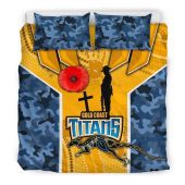Nrl Gold Coast Titans Anzac Day Armor Version Doona Cover 1.jpg - demo10