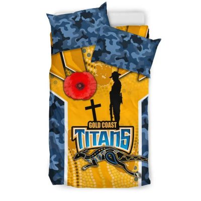 NRL Gold Coast Titans ANZAC Day Armor Version  Bedding Set
