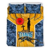 Nrl Gold Coast Titans Anzac Day Armor Version Doona Cover 5.jpg - demo10