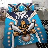 Nrl Gold Coast Titans Gladiator Simple Indigenous Doona Cover 1.jpg - demo10