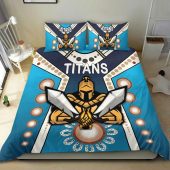 Nrl Gold Coast Titans Gladiator Simple Indigenous Doona Cover 4.jpg - demo10