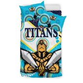 Nrl Gold Coast Titans Gladiator Unique Indigenous Doona Cover 1.jpg - demo10
