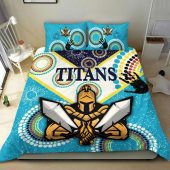 Nrl Gold Coast Titans Gladiator Unique Indigenous Doona Cover 4.jpg - demo10