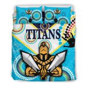 Nrl Gold Coast Titans Gladiator Unique Indigenous Doona Cover 5.jpg - demo10