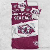 Nrl Manly Warringah Sea Eagles Big Logo Doona Cover Single Twin.jpg - demo10