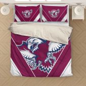 Nrl Manly Warringah Sea Eagles White Maroon Stripes Doona Cover 1.jpg - demo10