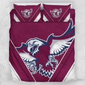 Nrl Manly Warringah Sea Eagles White Maroon Stripes Doona Cover 3.jpg - demo10