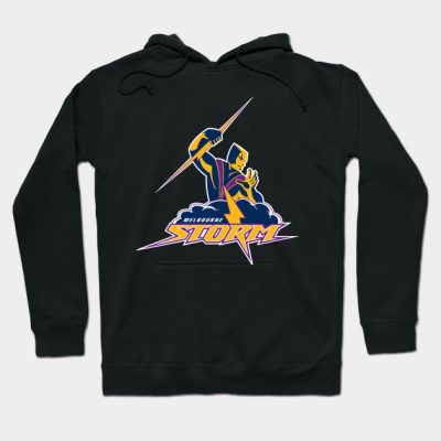 NRL Melbourne Storm 2018 Black Kids Pullover Hoodie
