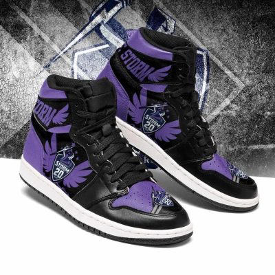 NRL Melbourne Storm Air Jordan 1 High Sneakers