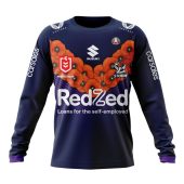 Nrl Melbourne Storm Custom Name Number 2023 Anzac Day Jersey Sweatshirt Front.jpg - demo10