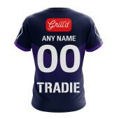 Nrl Melbourne Storm Custom Name Number 2023 Anzac Day Jersey T Shirt Back.jpg - demo10