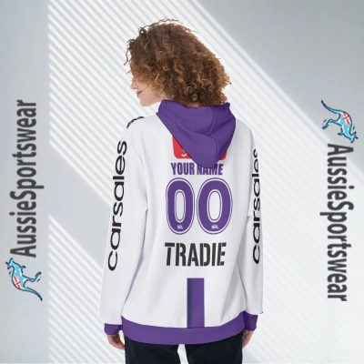 NRL Melbourne Storm Custom Name Number 2023 Away Jersey Pullover Hoodie