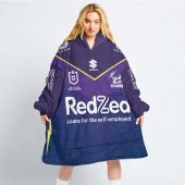 Nrl Melbourne Storm Custom Name Number 2023 Home Jersey Fleece Oodie Front.jpg - demo10