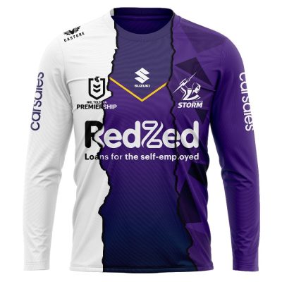 NRL Melbourne Storm Custom Name Number 2023 Mix Jersey Sweatshirt