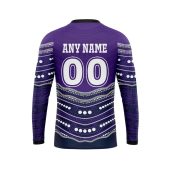 Nrl Melbourne Storm Custom Name Number Indigenous Mascot Sweatshirt Back.jpg - demo10