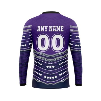 NRL Melbourne Storm Custom Name Number Indigenous Mascot Sweatshirt