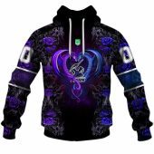 Nrl Melbourne Storm Custom Name Number Rose Dragon Pullover Hoodie Front.jpg - demo10