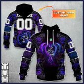 Nrl Melbourne Storm Custom Name Number Rose Dragon Pullover Hoodie Front Back.jpg - demo10