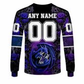 Nrl Melbourne Storm Custom Name Number Rose Dragon Sweatshirt Back.jpg - demo10
