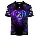 Nrl Melbourne Storm Custom Name Number Rose Dragon T Shirt Front.jpg - demo10