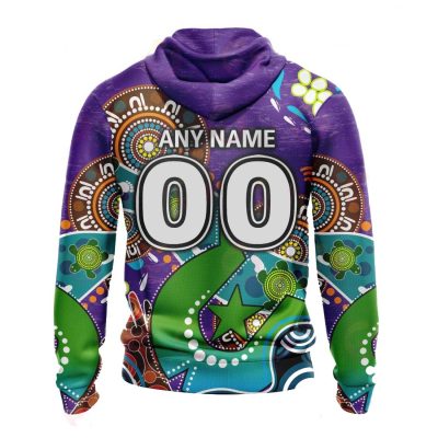 NRL Melbourne Storm Custom Name Number Special Design NAIDOC Pullover Hoodie