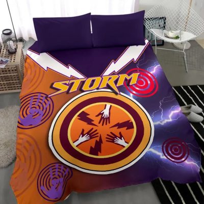 NRL Melbourne Storm  Bedding Set V6