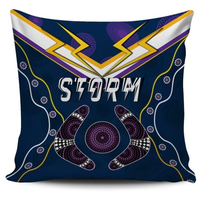 NRL Melbourne Storm Indigenous Champion Square Pillow Case