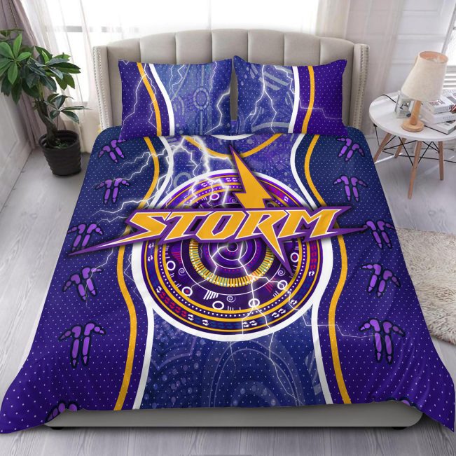 NRL Melbourne Storm Indigenous  Bedding Set