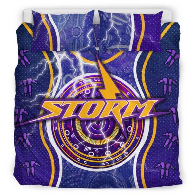 NRL Melbourne Storm Indigenous  Bedding Set