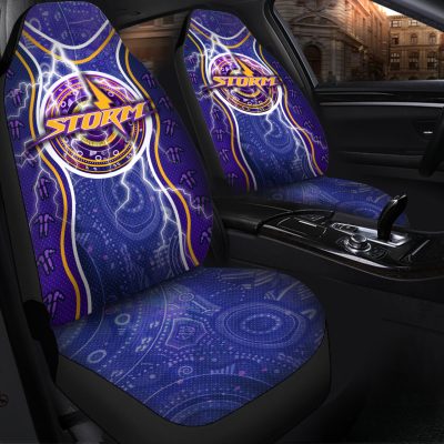 NRL Melbourne Storm Indigenous Car Seat Covers