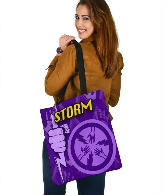 NRL Melbourne Storm Indigenous Purple Tote Bag