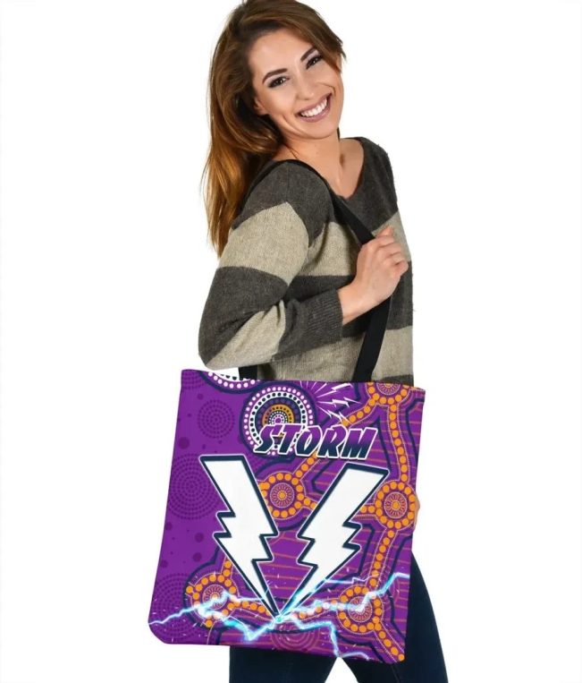 NRL Melbourne Storm Indigenous Thunder Tote Bag