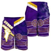 Nrl Melbourne Storm Lightning Indigenous Beach Shorts 2.jpg - demo10