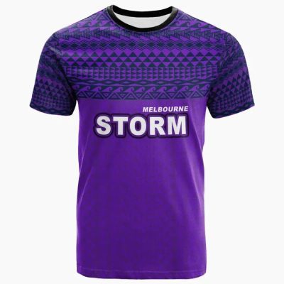NRL Melbourne Storm Polynesian T-Shirt