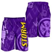 Nrl Melbourne Storm Simple Indigenous Beach Shorts V1 2.jpg - demo10