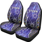 Nrl Melbourne Storm Unique Indigenous Pair Of Car Seat Covers 3.jpg - demo10