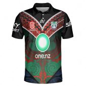 Nrl New Zealand Warriors Custom Name Number 2023 Indigenous Jersey Polo Shirt Front.jpg - demo10