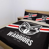 Nrl New Zealand Warriors Est 1995 Doona Cover Queen Bedding Side View Queen.jpg - demo10
