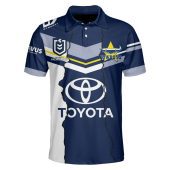 Nrl North Queensland Cowboys Custom Name Number 2023 Mix Jersey Polo Shirt Front.jpg - demo10
