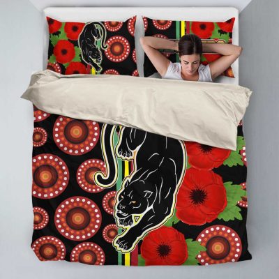 NRL Penrith Panthers Aboriginal ANZAC Day  Bedding Set V10