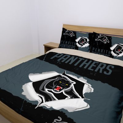 NRL Penrith Panthers Big Logo  Bedding Set