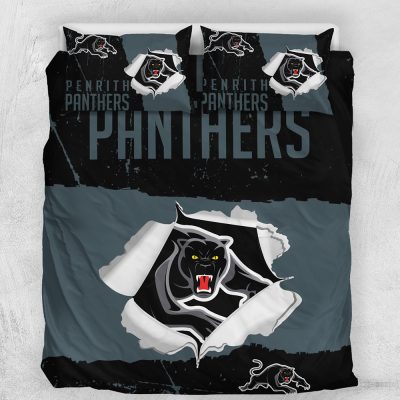 NRL Penrith Panthers Big Logo  Bedding Set