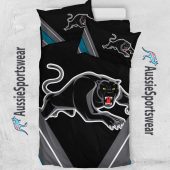Nrl Penrith Panthers Black Gray Edition Doona Cover 5.jpg - demo10