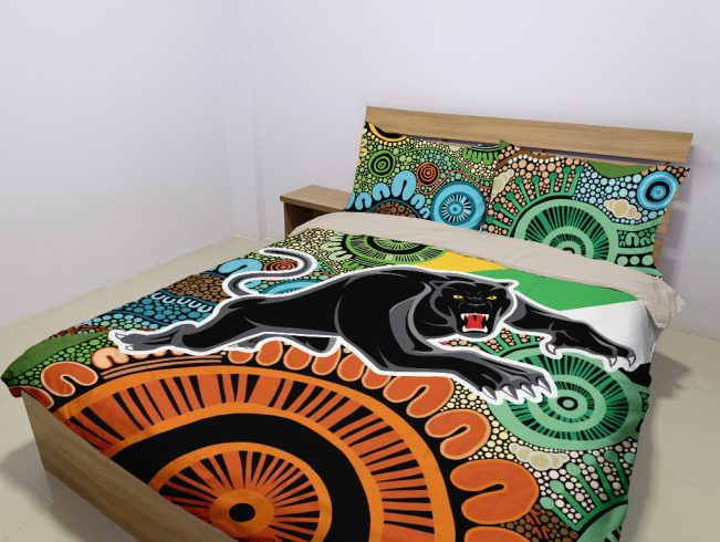 NRL Penrith Panthers Colors NAIDOC Patterns  Bedding Set
