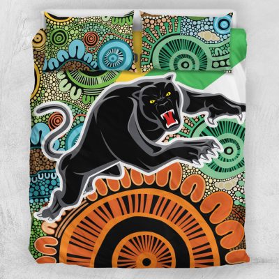 NRL Penrith Panthers Colors NAIDOC Patterns  Bedding Set